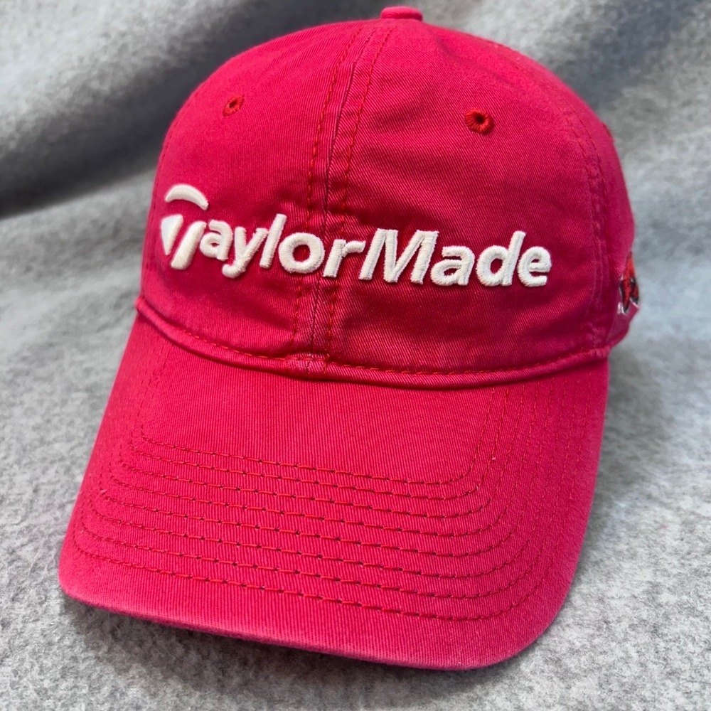 TaylorMade Arkansas Razorbacks Red TaylorMade Golf Hat Adjustable OSFA